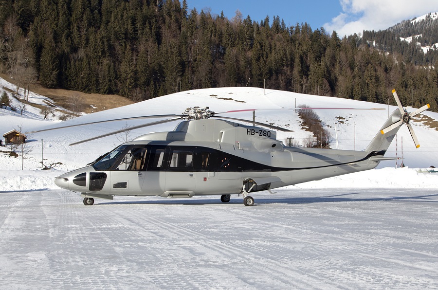 Sikorsky-76 Lyon to Val-d'Isere executive helicopter charter